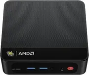 Beelink SER5 Pro Mini PC, AMD Ryzen 7 5825U (8C/16T, up to 4.5GHz) 16GB DDR4 RAM 500GB NVMe SSD Mini Desktop Computer 4K 60Hz Triple Screen, WiFi6+BT5.2, HDMI/DP/USB3.2