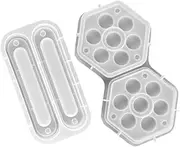WESIEVYA Dice Holder Resin Mold Set of 2 Silicone Dice Box Molds for Diy Crafting Home Decor