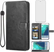 Compatible with Google Pixel XL Wallet Tempered Glass Screen Protector