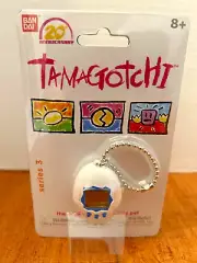 TAMAGOTCHI CHIBI NANO WHITE BANDAI 41826 20TH ANNIVERSARY 2018 NEW ELECTRONIC