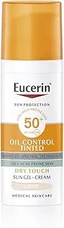 Eucerin Sun Oil Control Tinted Gel-Cream Dry Touch SPF50+ Light 50ml