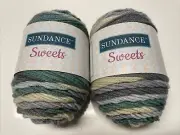 2 Sundance Yarn SWEETS - Blue Moon - New