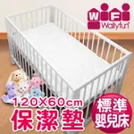 WALLYFUN 保潔墊 - 嬰兒床用保潔墊120X60CM★台灣製造，採用遠東紡織聚酯棉★