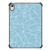 iPad 10.9-inch (10th gen) iPad Impact Case Abstraction Outline Sky Blue