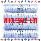 Wholesale USB Charger Data Cable Lot For Apple iPhone 8 X XR 11 12 13 14 Pro Max