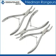 Dental Bone Rongeurs Plier Surgical Friedman Medical Oral Surgery Dental 3 Pcs