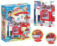 在飛比找Yahoo!奇摩拍賣優惠-小羅玩具批發-豪華版 兒童玩具 套裝廚房組 廚具 餐具玩具 