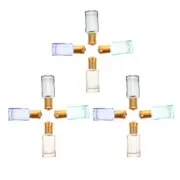 12 Pcs Ball Bottle Cosmetics Sub Bottles Liquid Roller Glass Baby Travel