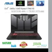 Asus TUF Gaming A15, 15.6" 144Hz, AMD Ryzen 9, 32GB DDR5, 1 TB SSD, RTX 4060