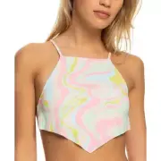 Roxy Womens Printed Nylon Tankini Swim Top Juniors BHFO 6637