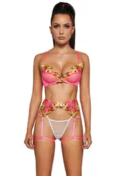 [Playful Promises] Magda Neon Cocktail Plunge Bra