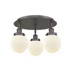 Innovations Lighting 916-3C-10-18 Beacon Flush Beacon 3 Light - MultiColor