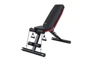 PROFLEX Weight Bench Press Adjustable Workout Gym Lifting Fitness Execise Equipment Folding Bands