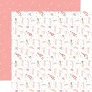Thats My Girl Double-Sided Cardstock 12"X12"-Magical Ballerinas - 25 Pack