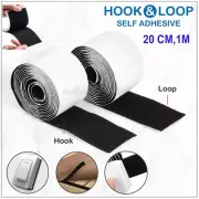 Self Adhesive HOOK and LOOP Fastening Fastener Tape Sticky Heavy Duty Strip Roll
