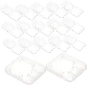 ETHZZLE 24pcs Memory Card Storage Box Memory Card Case Holder Memory Card Holder Memory Card Case Small Plastic Card Case Computer Memory Card Cases
