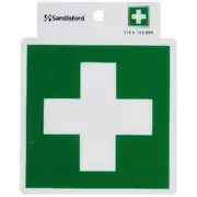 Sandleford First Aid Symbol Self-adhesive Sign