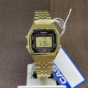 Casio LA680WGA-1D Vintage Ladies Gold Tone Digital Retro Design Quartz Watch