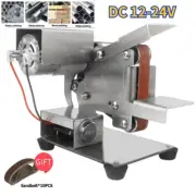 Mini Belt Grinding Machine 15mm Sharpening Electric Wood Metal Sander Tool Set