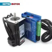 【US】3N.m Nema24 88mm closed loop Servo Stepper Motor CNC kit 5A + Hybrid Driver