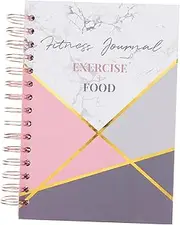 Fitness Planner Notebook for Women Workout Journal Portable Exercise Book Tracker Goal Setting for Gym Home Workouts