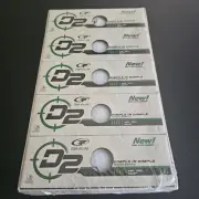 New Sealed Top Flite D2 Feel Dimple in Dimple Set 15 Golf Balls
