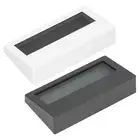 LCD Alarm Clock Transparent Multiuse Large Screen Display Digital Alarm Clock QT