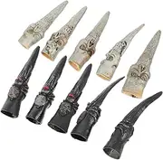 Mikinona Halloween False Removable Nail Masquerade Props Witch Nails Decorative Cover