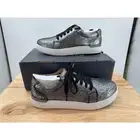 Rockport Works Parissa Silver Glitter Platform Sneaker | Composite Toe, Size 6.5
