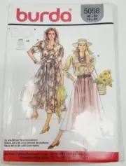 Burda 5058 Misses Pantskirt & Blouse sewing pattern PLUS sz 12-24
