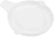 1Pc Ceramic Food Grinder Plate Easy Clean Juicer Bowl for Garlic Ginger Lightweight Non Slip Design for Making Complementary Food