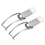 3.25-inch Iron Spring Loaded Toggle Latch Catch Clamp Clip - 2 Pcs