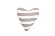 Toy - Heart Shape, soft - Latte Hamptons Stripe