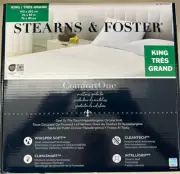 NEW -STEARNS & FOSTER King Size Mattress Protector Cool To The Touch