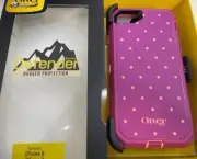 OtterBox DEFENDER PRO Series w/ Holster for Apple iPhone 8 / 7 - CoralDots(Pink)