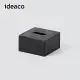 【日本ideaco】方形砂岩餐巾紙盒 -沙黑