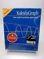 KaleidaGraph for Apple Macintosh Software Synergy - Vintage - FACTORY SEALED/NEW