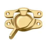 Deltana WLS9CR003 Window Sash Lock, 1-1/8" x 3" in PVD Polished Brass