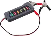 iplusmile Motorcycle Battery Tester Car and Automotive Alternator Charging Checker Safe Reliable Lightweight Design for Quick Battery Alternator State Assessment
