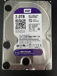 在飛比找Yahoo!奇摩拍賣優惠-C【小米一店】二手 紫標 WD WD20PURX 2TB 5