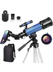 Telescope for Kids & Adults 70mm Aperture 400mm AZ Mount Refractor Telescope ...
