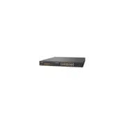 Planet 16-Port 10/100/1000Mbps 802.3at PoE+ Ethernet Switch