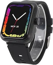 Smartwatch with Earbuds, 1.85 Inch Touch Color Screen, MP3 Player, IP67 Water Resistant Health Fitness Watch for, Combining Mobile Touch Control, Efficient Charging (Black)