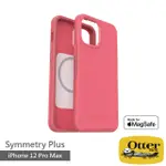【OTTERBOX】IPHONE 12 PRO MAX 6.7吋 SYMMETRY PLUS 炫彩幾何保護殼-粉(MADE FOR MAGSAFE 認證)