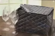 ORG Well Organized Stemware Storage Chest Protects Service For 12