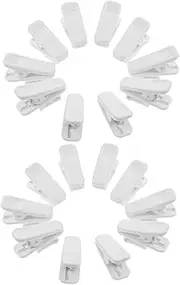 60pcs Cable Management Clips for Earphones Plastic Cord Organizers for Diameter Headphone Wires Desk Tangle Prevention Efficient Workspace Organization