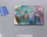 Abstract Flower Stretched Canvas Print