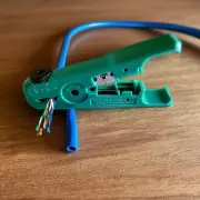 RJ45 Pass Through Crimp Tool Kit Ethernet Crimper Cat5e Cat6 Cat6A Cat7