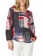 [Gordon Smith] Brighton Top in Navy Multi