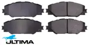 ULTIMA FRONT CERAMIC BRAKE PAD SET FOR TOYOTA RAV4 ALA49R 2AD-FTV 2AD-FHV 2.2 I4 (for: Toyota)